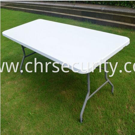 White Outdoor Folding Table